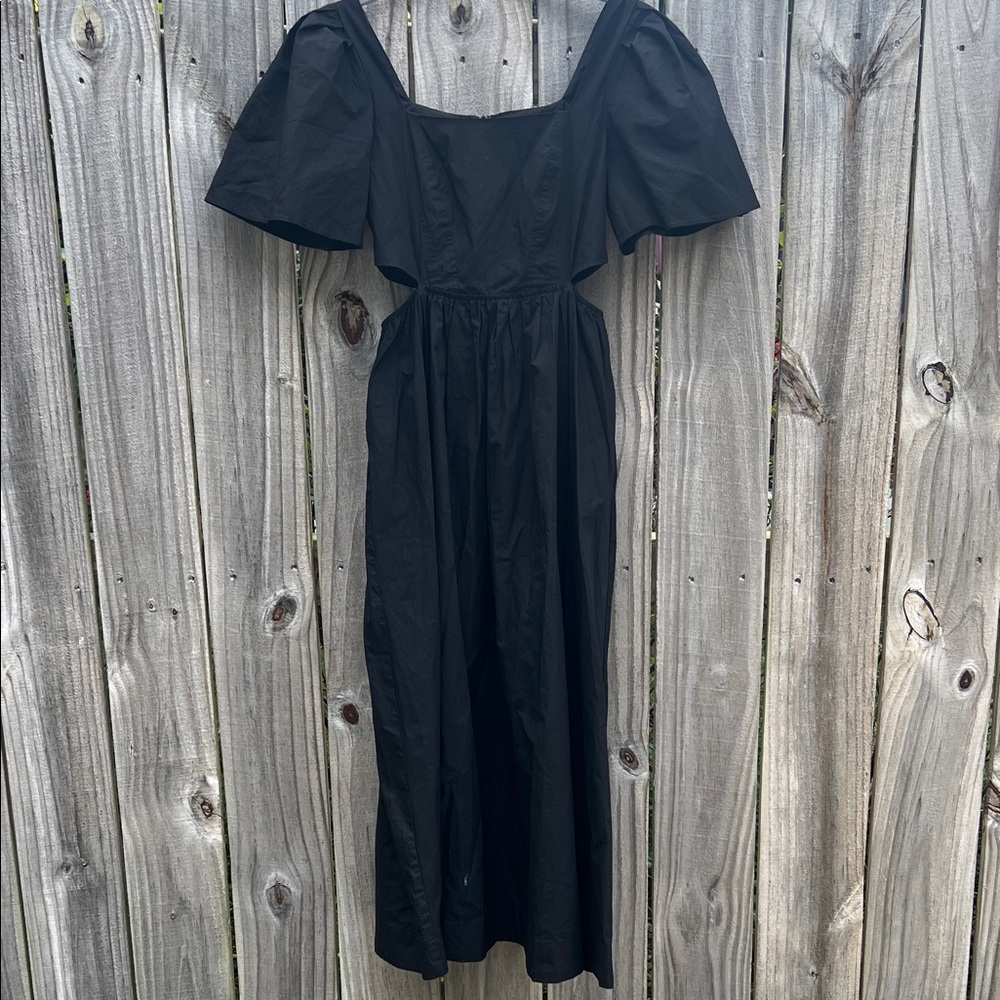 Love, Bonita Elegant Black Puff Sleeve Dress Size XS NWOT